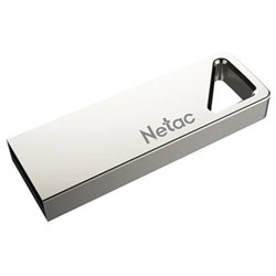 Флеш-диск 16 GB NETAC U326, USB 2.0, металлический корпус, серебристый, NT03U326N-016G-20PN - фото 11301847