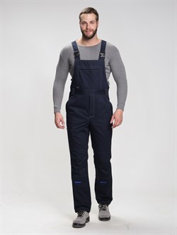 Полукомбинезон Алькор (тк.Карелия,260), т.синий/васильковый - фото 11365305