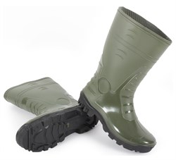 Сапоги мужские ПВХ двухкомпонентные, оливковый (арт. м.135) - фото 11367156