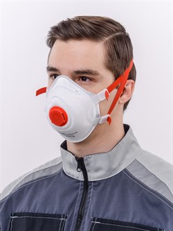 Респиратор чашеобразный DSK PRO 5512 НК с клапаном, FFP3 (10 шт) - фото 11367183