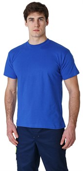 Футболка (тк.Трикотаж,160), васильковый - фото 11367273