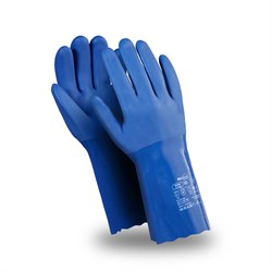 Перчатки Manipula Specialist® Шельф (интерлок+ПВХ 1,9мм), P-T-23/CG-981 - фото 11367506