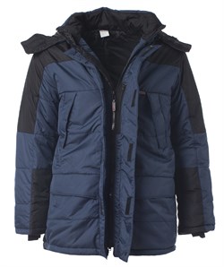 Куртка зимняя Сити (тк.Дюспо), т.синий/черный - фото 11710284