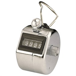 Счетчик механический KW-trio, счет от 0 до 9999, корпус металлический хромированный, -2410 - фото 12056135