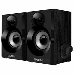 Колонки компьютерные SVEN SPS-517, 2.0, 6 Вт, питание USB, черные, SV-016180 - фото 12077943