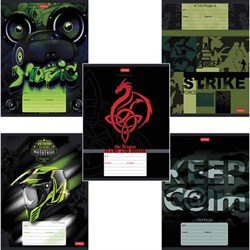 Тетрадь 18 л., HATBER, клетка, обложка картон, "Для мальчиков" (микс в спайке), 063095, 18Т5В1 - фото 12522554