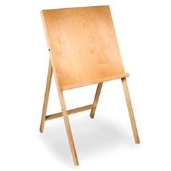 Мольберт напольный "Хлопушка", размер планшета 60x60 см, в собранном виде 60x120x8 см - фото 12527989