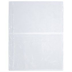 Листы-вкладыши для альбома "OPTIMA" на 2 боны (купюры), КОМПЛЕКТ 10 шт., 200х250 мм, ПВХ, STAFF, 238081 - фото 12533418