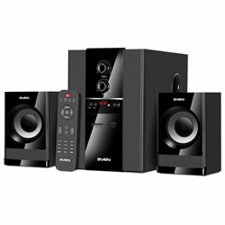 Колонки компьютерные SVEN MS-1821, 2.1, 44 Вт, Bluetooth, FM, USB, SD, черные, SV-020, SV-020774 - фото 12534131