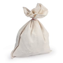 Мешки для монет, комплект 100 шт., 230х340 мм, ткань суровая бязь, 601918 - фото 12553705