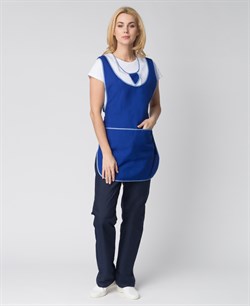 Фартук-сарафан Иней (тк.Габардин), синий - фото 12560522