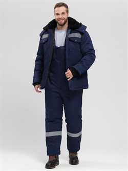 Костюм зимний Мерак-2 СОП (тк.Смесовая,210) п/к, т.синий - фото 12561008