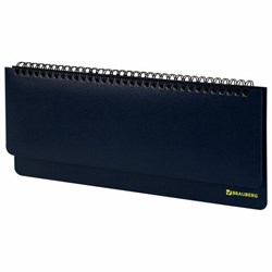 Планинг настольный недатированный (305х140 мм) BRAUBERG "Select", балакрон, 60 л., темно-синий, 123798 - фото 13101292