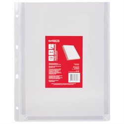 Папка-файл (1 штука) перфорированная БОЛЬШОЙ ВМЕСТИМОСТИ до 250 листов, А4, 180 мкм, ДПС, 2305 - фото 13106373