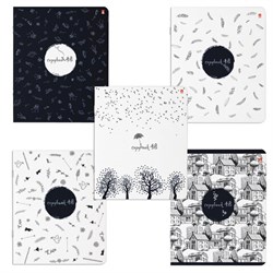 Тетрадь А5 48 л. АЛЬТ скоба, клетка, глянцевая ламинация, "КОНТРАСТЫ" (5 видов), 7-48-575 - фото 13118778