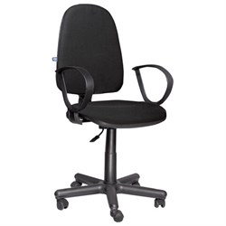 Кресло "Jupiter GTP", с подлокотниками, черное, C-11 - фото 13125068