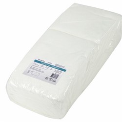 Полотенце одноразовое белое 45х90 см, КОМПЛЕКТ 50 шт., спанлейс 40 г/м2, ЧИСТОВЬЕ, 02-976 - фото 13132833