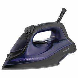 Утюг SCARLETT SC-SI30K57, 2400 Вт, керамическое покрытие, автоотключение, самоочистка, антикапля, антинакипь, фиолетовый - фото 13546270