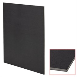 Пенокартон матовый, 50х70 см, толщина 5 мм, черный, КОМПЛЕКТ 5 листов, BRAUBERG, 112472 - фото 13549681