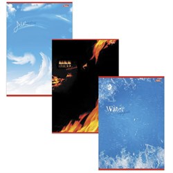 Тетрадь А4, 48 л., HATBER, скоба, клетка, выборочный лак, "СТИХИИ ПРИРОДЫ" (микс), 012804, 48Т4вмB3 - фото 13550977