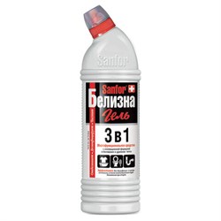 Средство для отбеливания и чистки тканей 1 кг, "Белизна" SANFOR 3 в 1 (Санфор 3 в 1), гель, 2730 - фото 13552579