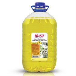 Средство для мытья посуды 5 л, НИКА "Супер", лимон, концентрат, ПЭТ - фото 13552760