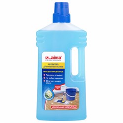 Средство для мытья пола 1 л, LAIMA PROFESSIONAL концентрат, "Утренняя свежесть", усиленная формула, 604796 - фото 13552816