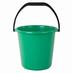 Ведро 10 л, без крышки, пластиковое, хозяйственное, УСИЛЕННОЕ, цвет ассорти, мерная шкала, LAIMA, 603895 - фото 13555734