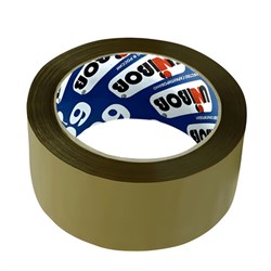 Клейкая лента упаковочная, 48 мм х 66 м, КОРИЧНЕВАЯ, толщина 45 микрон, UNIBOB 600, 29342 - фото 13562411