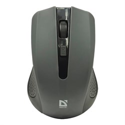 Мышь беспроводная DEFENDER Accura MM-935, 3 кнопки + 1 колесо-кнопка, оптическая, серая, 52936 - фото 13562945