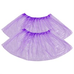 Бахилы MERIDIAN СТАНДАРТ 2,3 грамма, фиолетовые, КОМПЛЕКТ 100 штук (50 пар), 40х15 см - фото 13563412