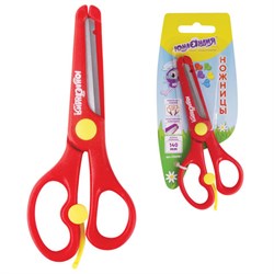 Ножницы ЮНЛАНДИЯ "КОМФОРТ", 140 мм, с усилителем, пластиковые накладки, европодвес, 236981 - фото 13564303