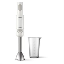 Блендер погружной PHILIPS HR2534/00, 650 Вт, 1 скорость, 1 насадка, стакан, белый - фото 13569747