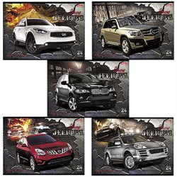 Альбом для рисования, А4, 24 листа, скоба, обложка картон, HATBER, 205х290 мм, "JEEPING", 004044, 24А4В - фото 13587955