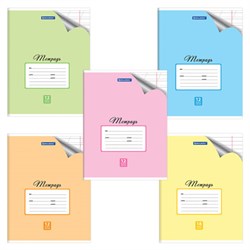 Тетрадь 12 л. BRAUBERG "ЭКО", косая линия, обложка картон 170 г/м2, ПАСТЕЛЬНАЯ С УГОЛКОМ, 104504 - фото 13588013