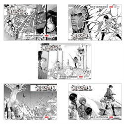 Альбом для рисования А4, 30 листов, скоба, обложка картон, HATBER, 205х290мм, "Атака Титанов_Манга", 084589, 30А4В - фото 13589066