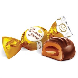Конфеты шоколадные KONTI "Золотая лилия" на основе тоффи со сгущенным молоком, 1000 г, пакет, 16511 - фото 13591560