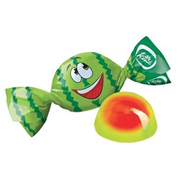 Конфеты желейные KONTI "Живинка" со вкусом арбуза, 1000 г, пакет, 9287 - фото 13591562