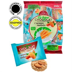 Конфеты мультизлаковые CO BARRE DE CHOCOLAT с цельным миндалем, 200 г, пакет, БП-00001137 - фото 13591598