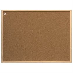Доска пробковая для объявлений 80x60 см, деревянная рамка, 2х3 ECO, (Польша), TC86/C - фото 13594903
