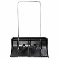 Лопата снеговая 80х44см "СКРЕПЕР" на колесах, пластиковая, высота 135см П-образная металлическая рукоятка, армирующая алюминиевая планка, №8 - фото 13597449