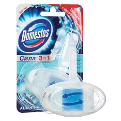 Блок туалетный подвесной твердый 40 г ДОМЕСТОС "Атлантик", основной блок - фото 13601848