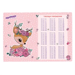 Настольное покрытие ЮНЛАНДИЯ, А3+, пластик, 46x33 см, "Fawn", 270395 - фото 13607559