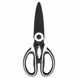 Ножницы кухонные DASWERK (ДАСВЕРК), 210 мм, с орехоколом, открывашкой, футляром для лезвий, 608904 - фото 13621942