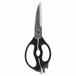 Ножницы кухонные DASWERK (ДАСВЕРК), 230 мм, разборные, с открывашками, зазубренные, 608906 - фото 13621944