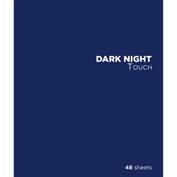 Тетрадь А5 48 л., ПЗБМ, скоба, клетка, Soft Touch, брайль 3D, "ДаркНайтТач", 28121 - фото 13625061