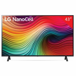 Телевизор LG 43NANO80T6A, 43" (108 см), NanoCell, 3840 x 2160, 4K, 16:9, webOS, Wi-Fi, черный - фото 13644323