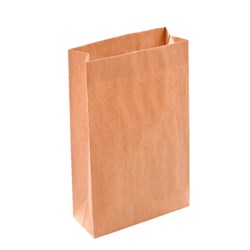 Крафт-пакет бумажный 18х12х29 см, КОМПЛЕКТ 100 шт., плотность 90 г/м2, LAIMA ECO CRAFT, 609683 - фото 13645406