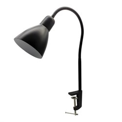 Настольная лампа / светильник SONNEN PH-370, на струбцине, ЦОКОЛЬ Е27, черный, 238235 - фото 13666117