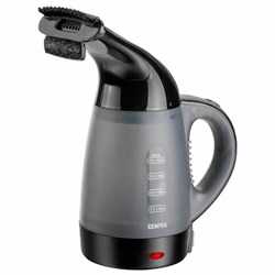 Отпариватель ручной CENTEK CT-2381 с функцией чайника, 600 Вт, пар 15 г/мин, резервуар 0,4 л, 1 режим, черный - фото 13681263